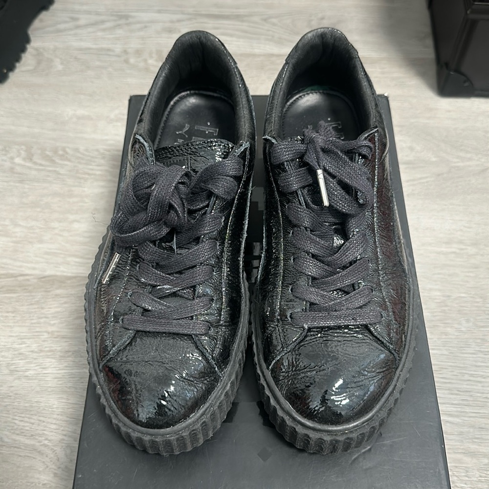 Rihanna Creepers Wrinkled Patent